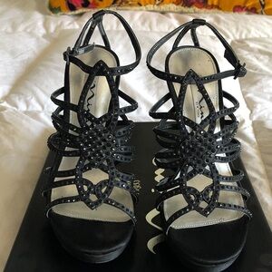 Elegant Black Strappy Sandals